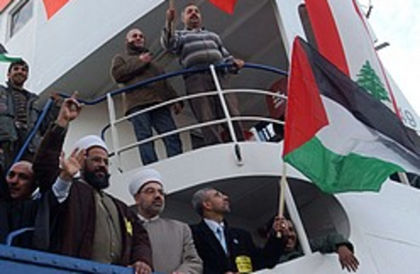 gaza aid ship 248.88 (photo credit: AP)