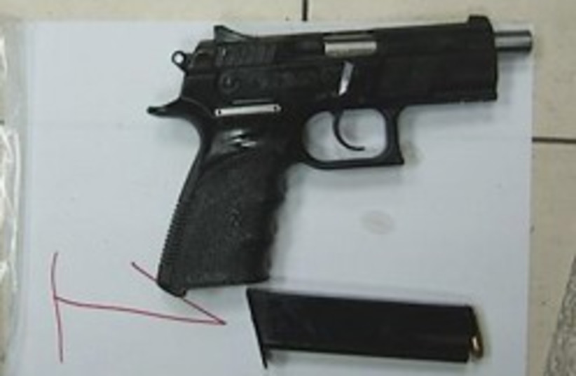gun and ammo 248.88 (photo credit: Israel Police )