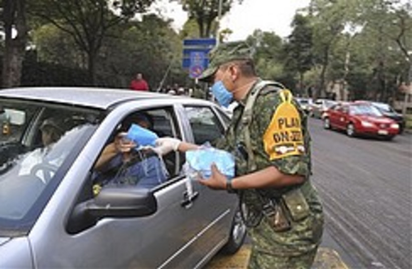 mexico swine flu masks 248.88 (photo credit: AP)