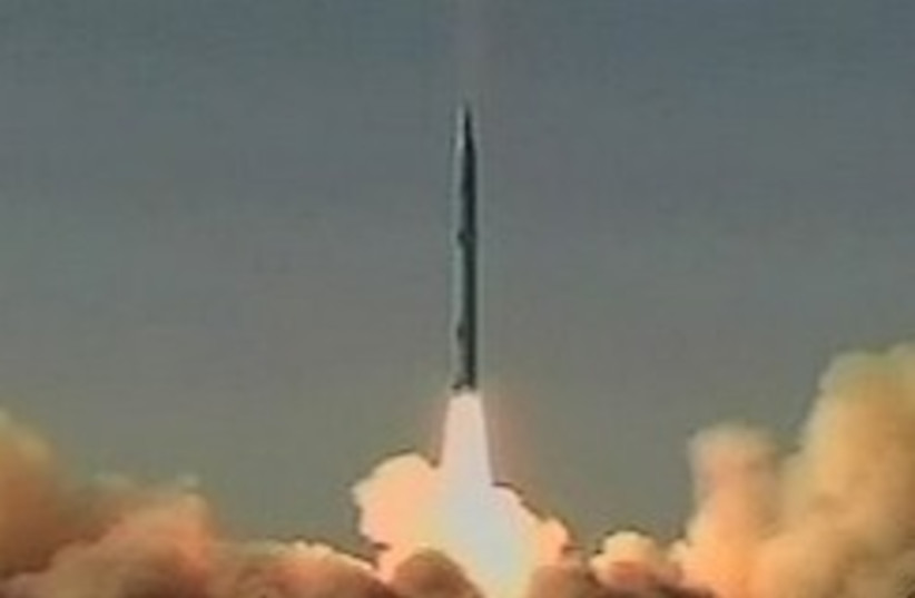 Iran Sajjil-2 missile 248.88 (photo credit: AP)