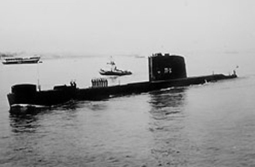 Dakar submarine 88 248 (photo credit: Jerusalem Post Archives)