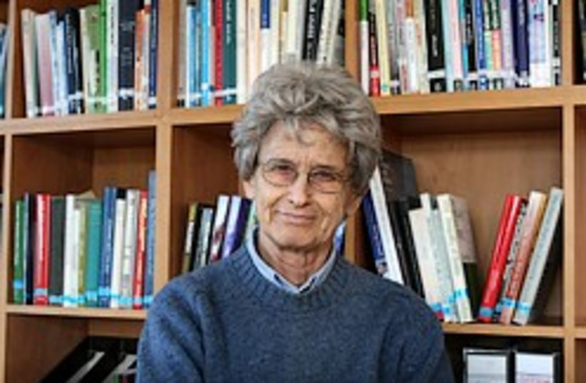 Prof. Ruth Gavison (photo credit: Ariel Jerozolimski)