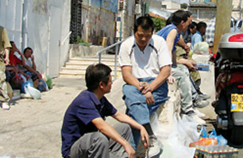 Chinese workers 88 248 (photo credit: Mya Guarnieri)