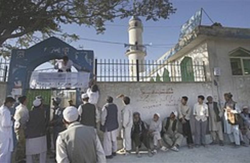 Afghans vote 248.88 (photo credit: )