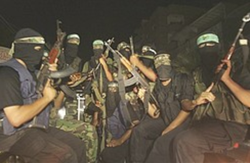Hamas gunmen in Rafah 248.88 (photo credit: )