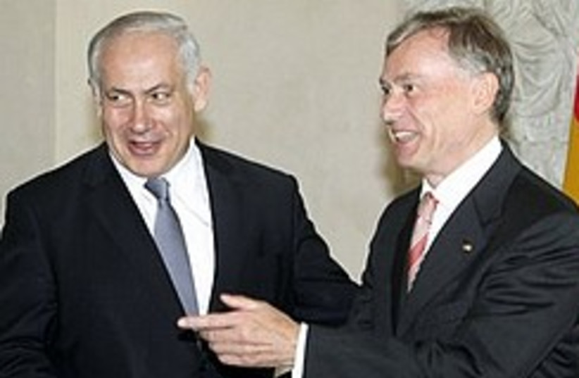Netanyahu Koehler  248.88 (photo credit: )