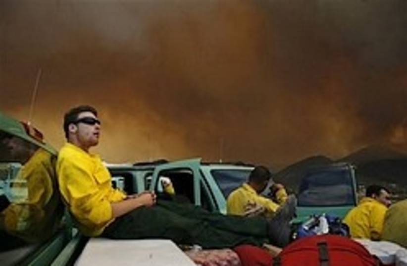 california wildfire fire 248.88 ap (photo credit: AP)