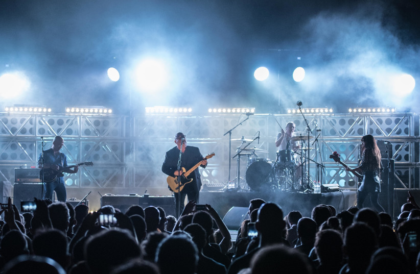 The Pixies perform in Israel's Caesarea Amphitheater (photo credit: LIOR KETER)