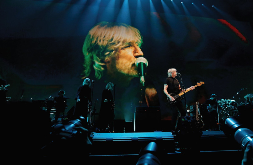 ROGER WATERS performs at Staples Center in Los Angeles in June. (photo credit: REUTERS)