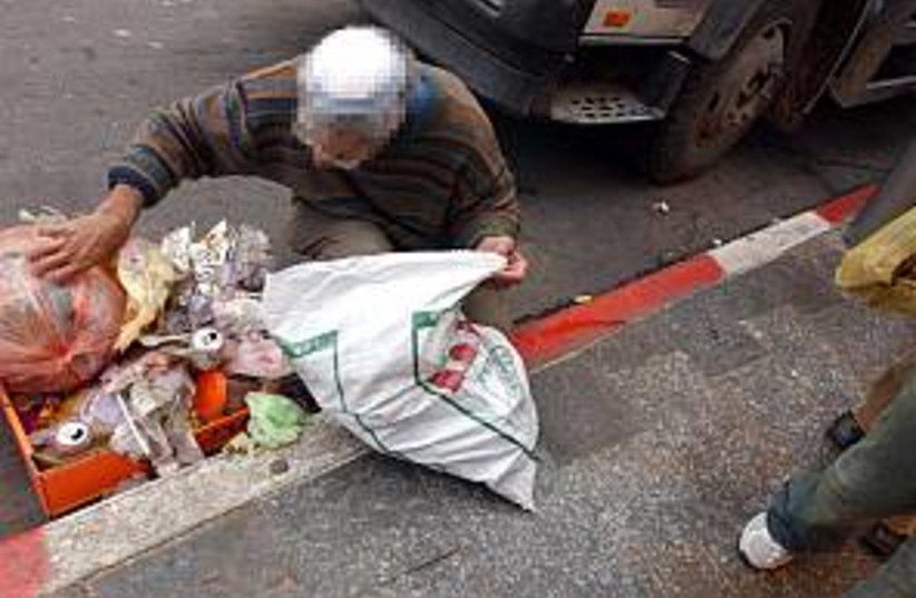 poor man poverty 298 (photo credit: Ariel Jerozolimski)