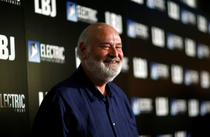 Director Rob Reiner poses at the premiere for "LBJ" in Los Angeles, California, US, October 24, 2017 (photo credit: REUTERS/MARIO ANZUONI)