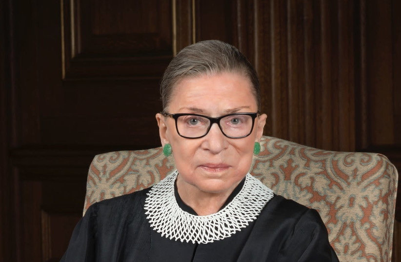 Supreme Court Justice Ruth Bader Ginsburg (photo credit: COLLECTION OF THE SUPREME COURT OF THE UNITED STAT)