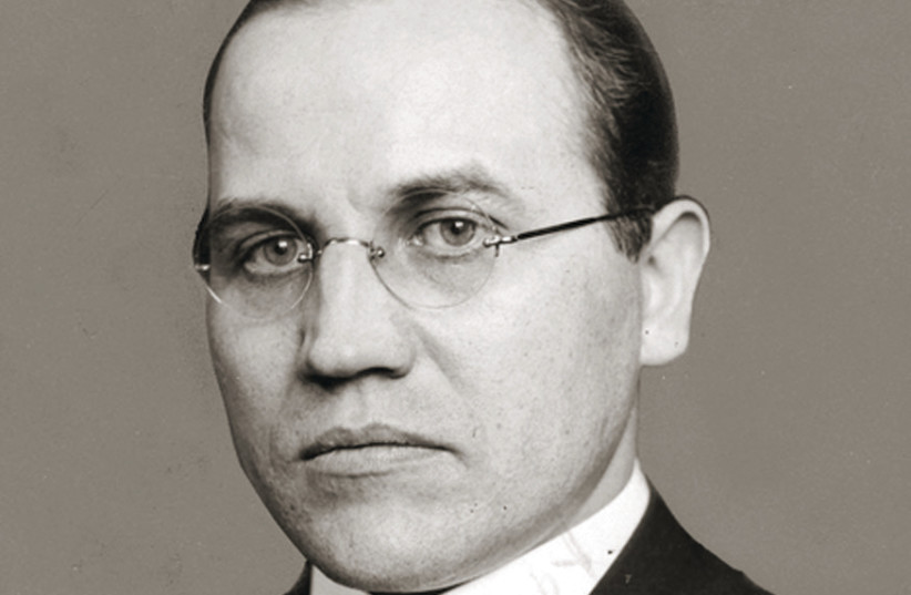 Kazys Skirpa, the Lithuanian representative to Germany who first proposed ethnic cleansing of Jews to Hitler, has streets named in his honor in two major Lithuanian cities (photo credit: Wikimedia Commons)