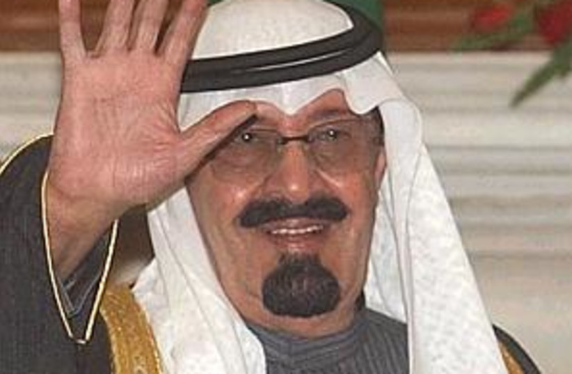 saudi king abdullah (photo credit: AP [file])