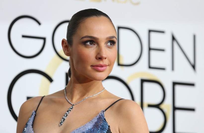 Actress Gal Gadot arrives at the 74th Annual Golden Globe Awards in Beverly Hills, California, US, January 8, 2017 (photo credit: REUTERS/MIKE BLAKE)