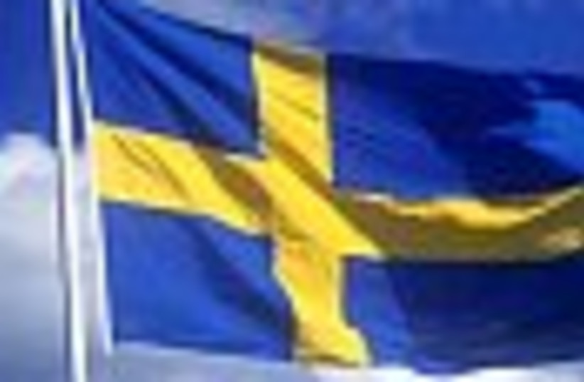 swedish flag waving 88 (photo credit: )
