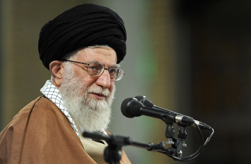 Iran's supreme leader Ayatollah Ali Khamenei (photo credit: AFP PHOTO / HO / KHAMENEI.IR)