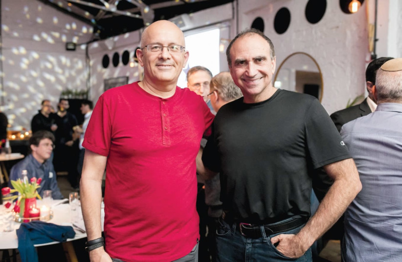 FROM LEFT, Yoram Yaacovi and Yossi Matias (photo credit: TOMER POLTIN)