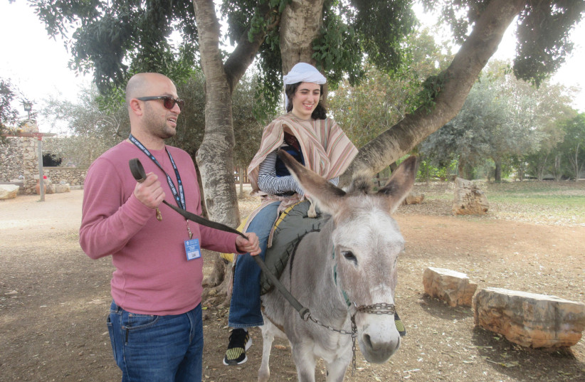 Special-needs young adults on Birthright trip (photo credit: PR)