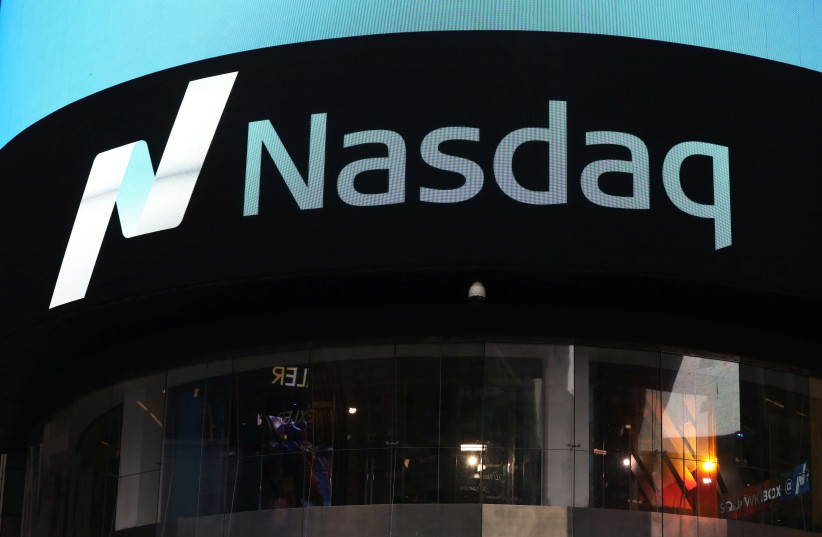 The NASDAQ building in New York (photo credit: SHANNON STAPLETON / REUTERS)