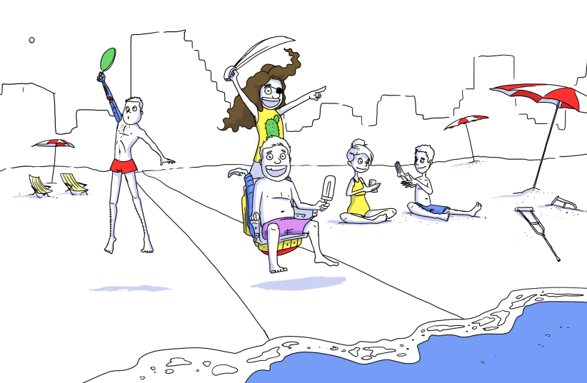 Disability inclusion in Israel by White Animation (photo credit: WHITE ANIMATION)
