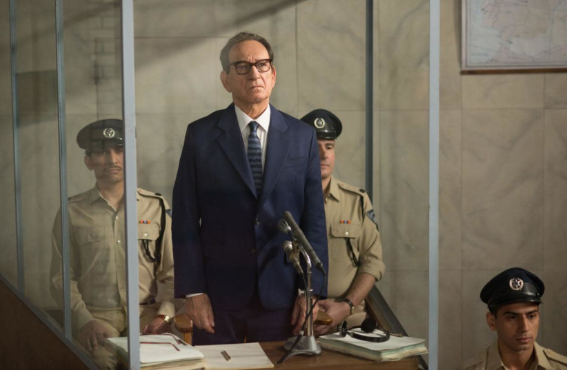 A scene from 'Operation Finale' starring Ben Kingsley as Adolf Eichmann  (photo credit: VALERIA FLORINI/MGM)