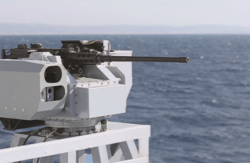 Remote-controlled naval weapon stations designed by Elbit, September 20, 2018 (photo credit: ELBIT)