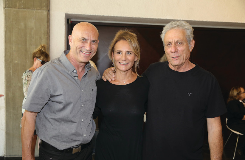 Moshe Sinai, Irina Shalmor and Yehuda Eder (photo credit: ITZIK BIRAN)