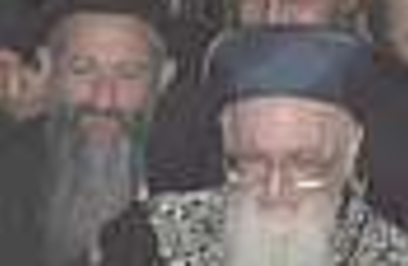 Rabbi Mordechai Eliahu 8 (photo credit: )