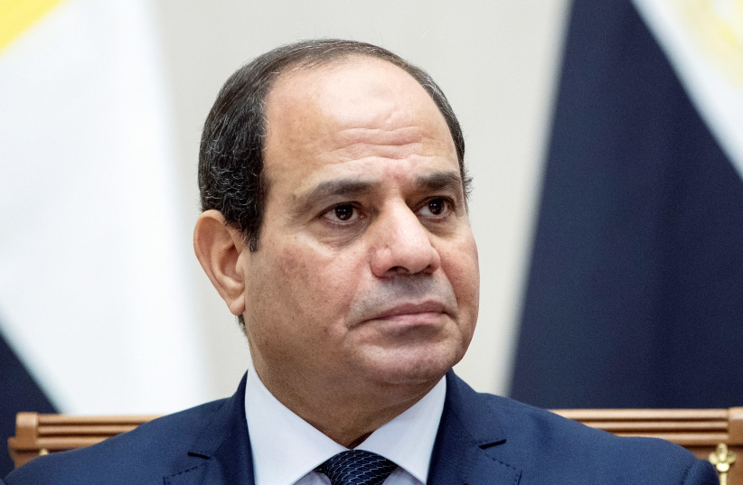 Egyptian President Abdel Fattah al-Sisi (photo credit: PAVEL GOLOVKIN/POOL VIA REUTERS)