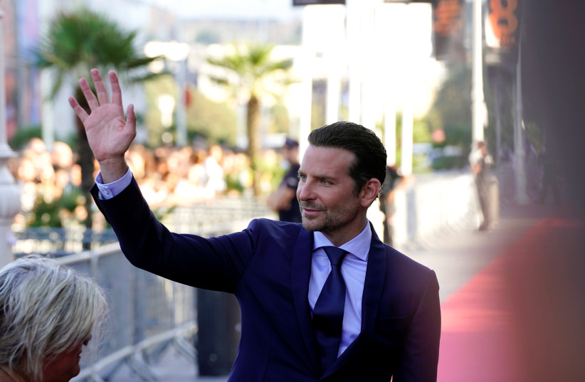 U.S. actor Bradley Cooper arrives to a showing of the feature film A Star Is Born at the San Sebastian Film Festival, Spain, September 29, 2018 (photo credit: VINCENT WEST / REUTERS)