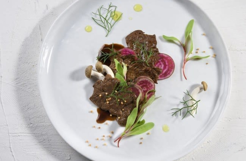 Aleph Farms' world's first "cell-grown" minute steak (photo credit: ALEPH FARMS)