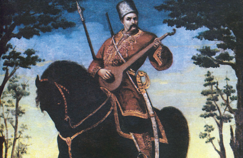 COSSACK MAMAY – the ideal image of Cossack in Ukrainian folklore. (photo credit: Wikimedia Commons)