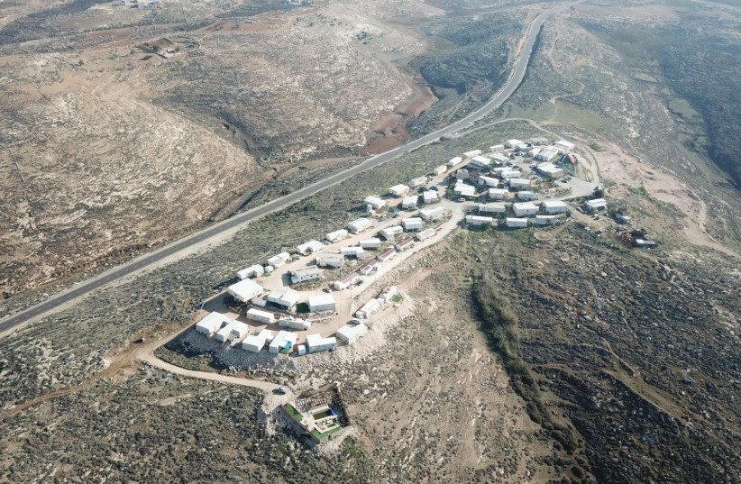 The Asa’el outpost in the southern Hebron hills (photo credit: Courtesy)