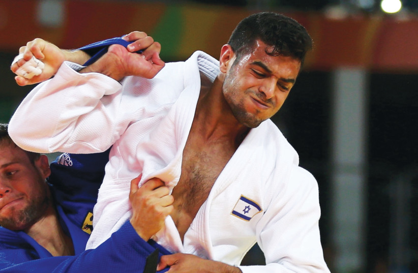 ISRAELI JUDOKA Sagi Muki hopes to emerge from this weekend’s historic Tel Aviv Grand Prix with medals in his respective weight-class.  (photo credit: REUTERS)