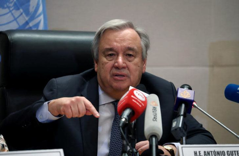 Antonio Guterres, United Nations (UN) Secretary General (photo credit: REUTERS/TIKSA NEGERI)