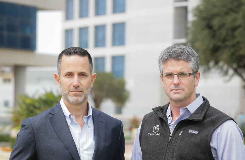 RM Global partner Yaron Breski (L) and RM Global (Israel Office) managing director Assaf Keret (photo credit: ADI COHEN ZEDEK)
