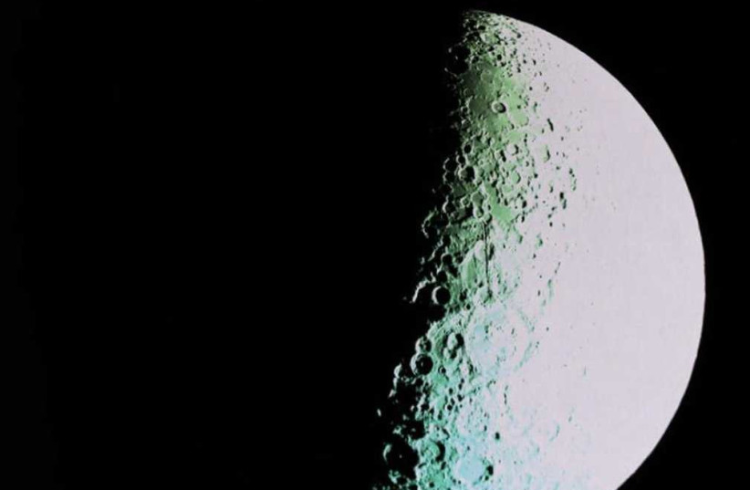 Far side of the moon by Beresheet, April 10, 2019 (photo credit: BERESHEET)