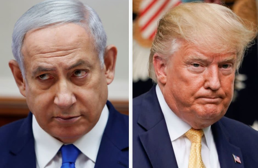 Benjamin Netanyahu and Donald Trump (photo credit: REUTERS)