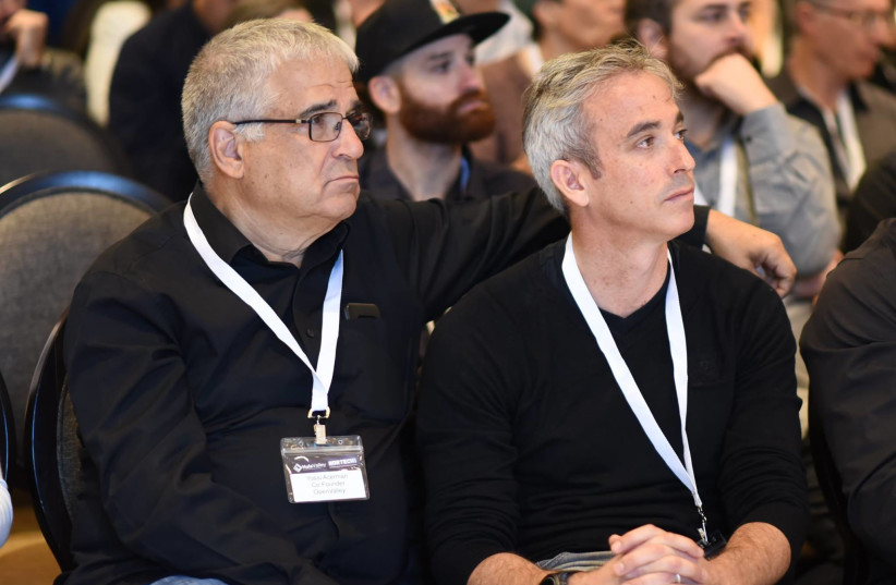 OpenValley co-founders Yossi Ackerman (L) and Ofir Dubovi (R) (photo credit: SHAHAF TOBOL)