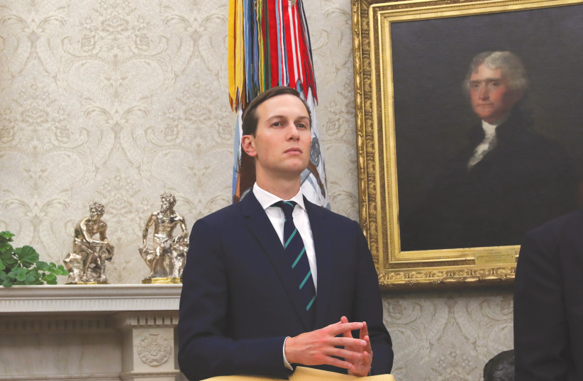 WILL THERE be another peace push from Jared Kushner and the White House? (photo credit: REUTERS)