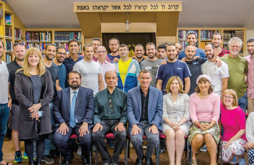 THE GROUP that paid a recent visit to London. Center front row is Mark Regev, Israel’s Ambassador to the Court of St. James (UK). (photo credit: COURTESY NER YISRAEL)