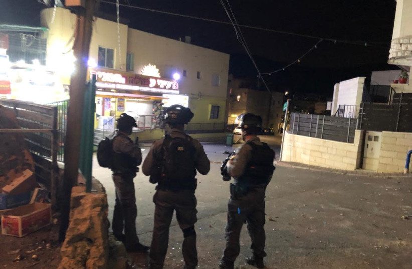 Police investigate one person's death and two people's injuries in the Turan settlement in the lower Galilee. (photo credit: POLICE SPOKESPERSON'S UNIT)