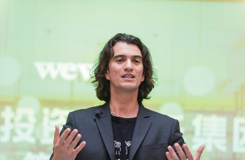 ADAM NEUMANN, former chief executive officer of US co-working firm WeWork.  (photo credit: REUTERS)