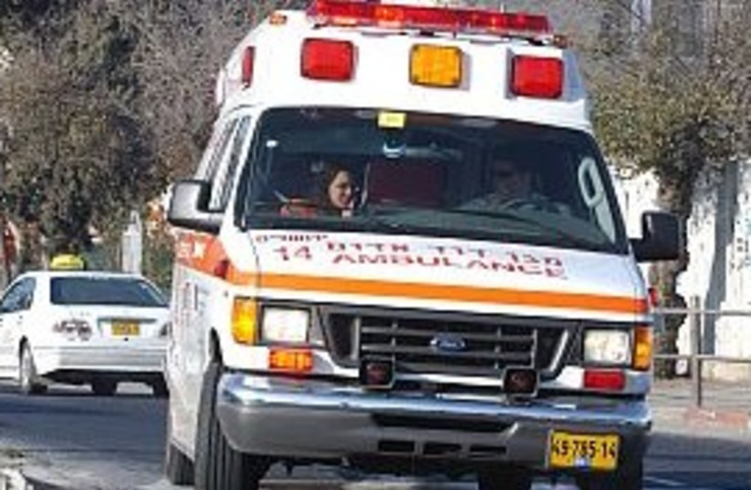 ambulance- use for pigua (photo credit: Ariel Jerozolimski)