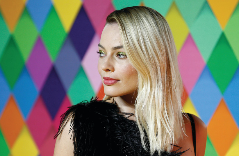 MARGOT ROBBIE attends the world premiere of ‘Birds of Prey: And the Fantabulous Emancipation of One Harley Quinn,’ in London last month. (photo credit: HENRY NICHOLLS/REUTERS)