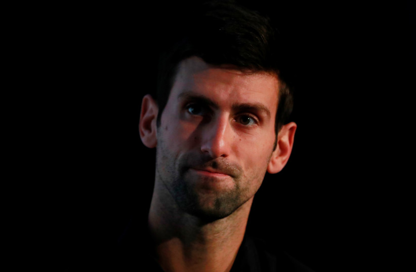 Tennis - Official Presentation of ATP Team Competition - The O2, London, Britain - November 15, 2018 Novak Djokovic during a press conference (photo credit: REUTERS)