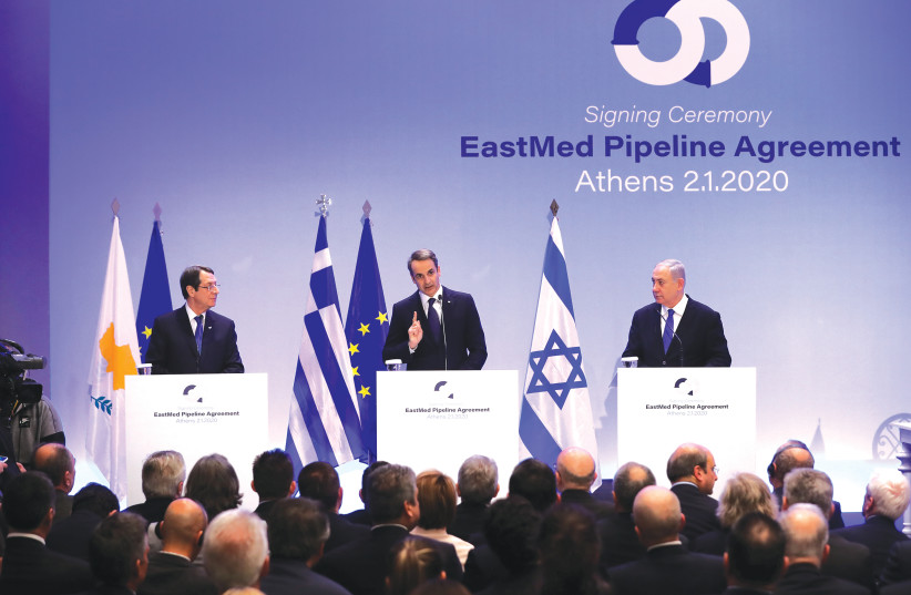 US informs Israel it no longer supports EastMed pipeline to Europe ...