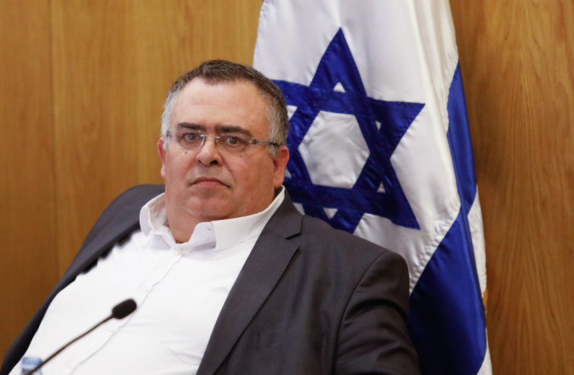 MK David Bitan of the Likud party seen at the election committee where political parties running for a spot in the upcoming Israeli election arrive to present their party list, at the Knesset, the Israeli parliament, in Jerusalem, on January 15, 2020.  (photo credit: OLIVIER FITOUSSI/FLASH90)