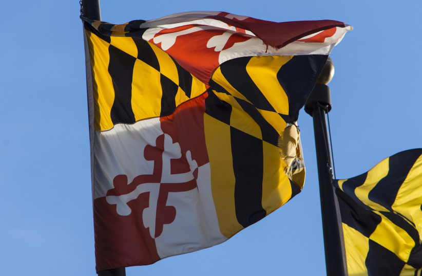  Maryland flag (illustrative). (photo credit: PIXABAY)